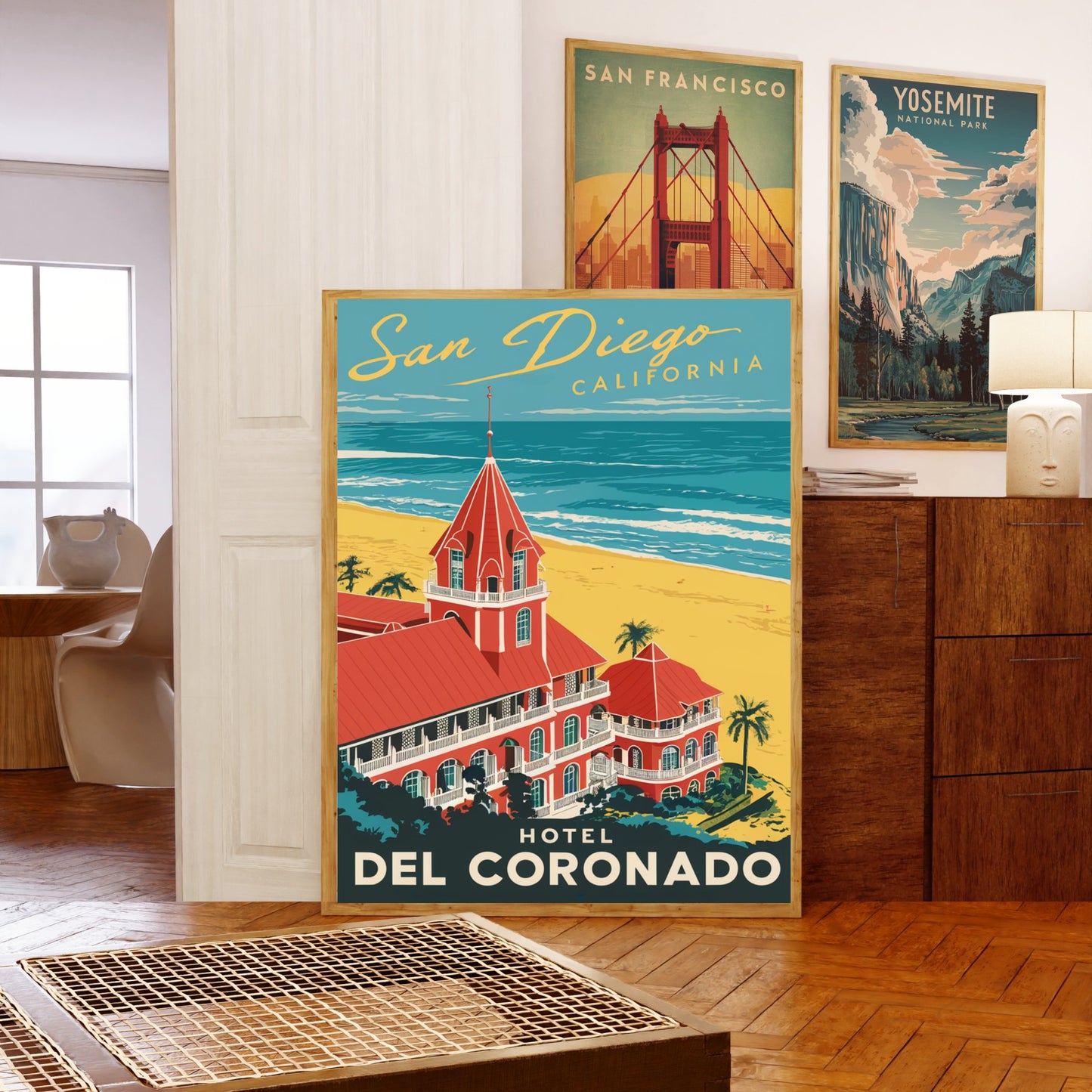 San Diego Vintage Travel Poster