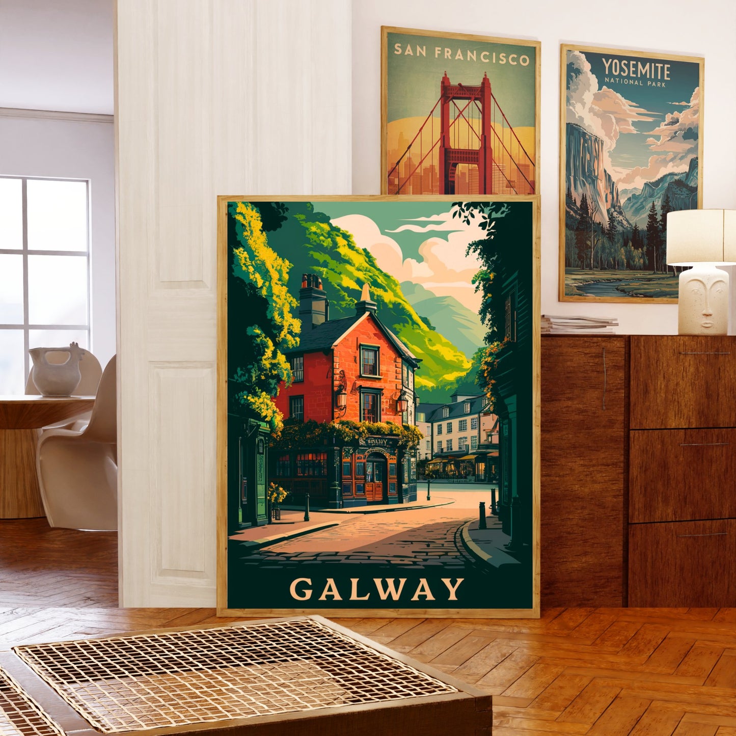 Galway Vintage Travel Poster