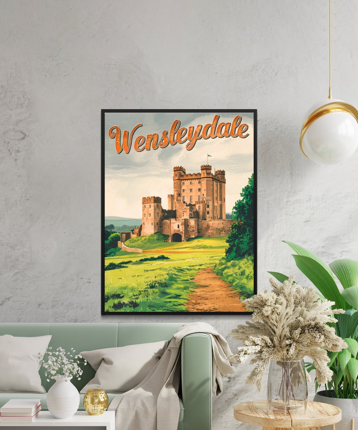 Wensleydale Vintage Travel Poster