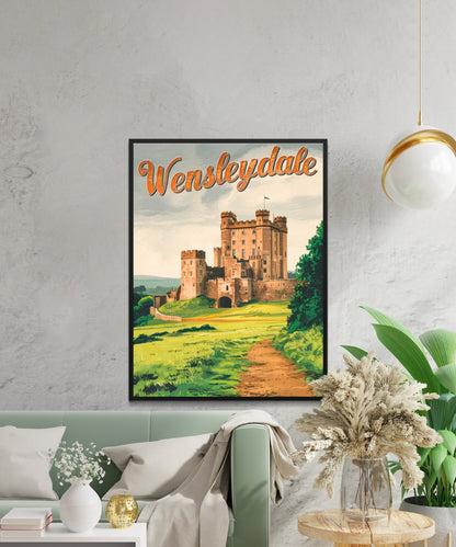 Wensleydale Vintage Travel Poster