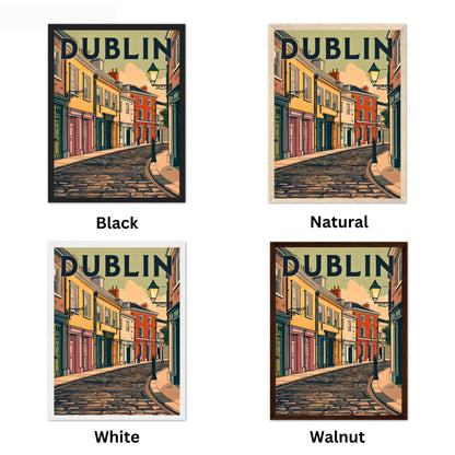 Dublin Vintage Travel Poster