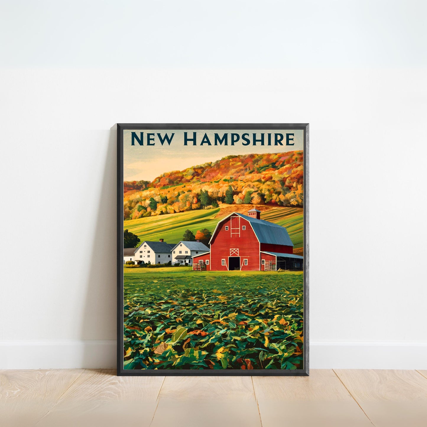 New Hampshire Vintage Travel Poster - Timeless New England Charm