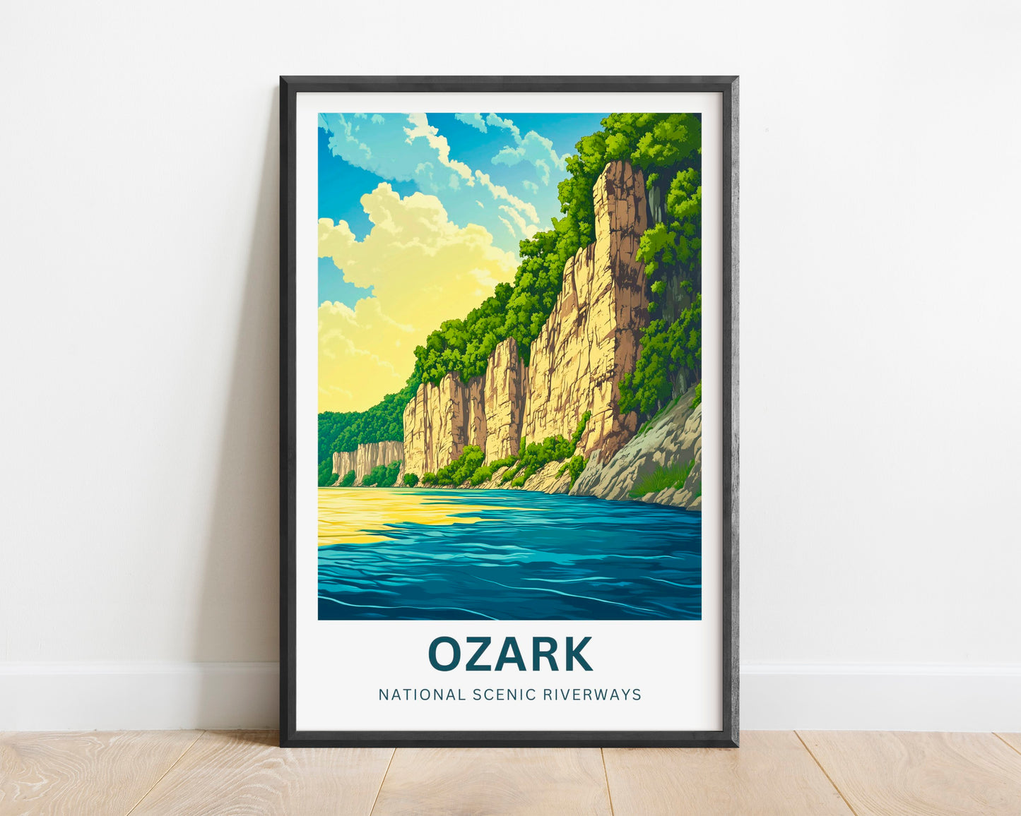 Ozark National Scenic Riverways Travel Poster