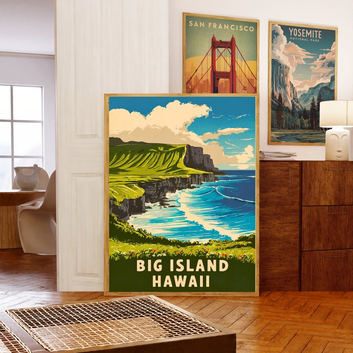 Big Island Vintage Travel Poster