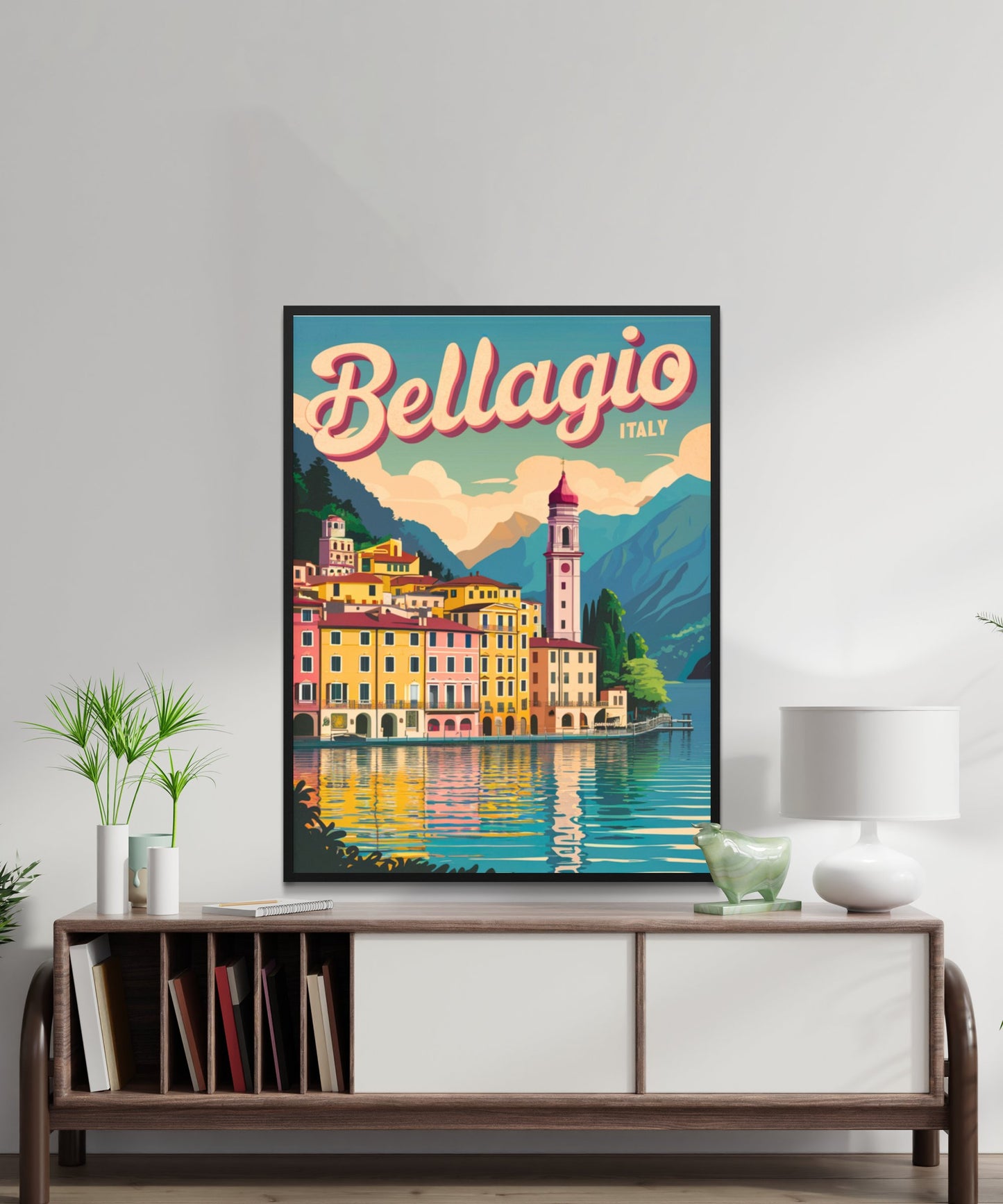 Bellagio Vintage Travel Poster