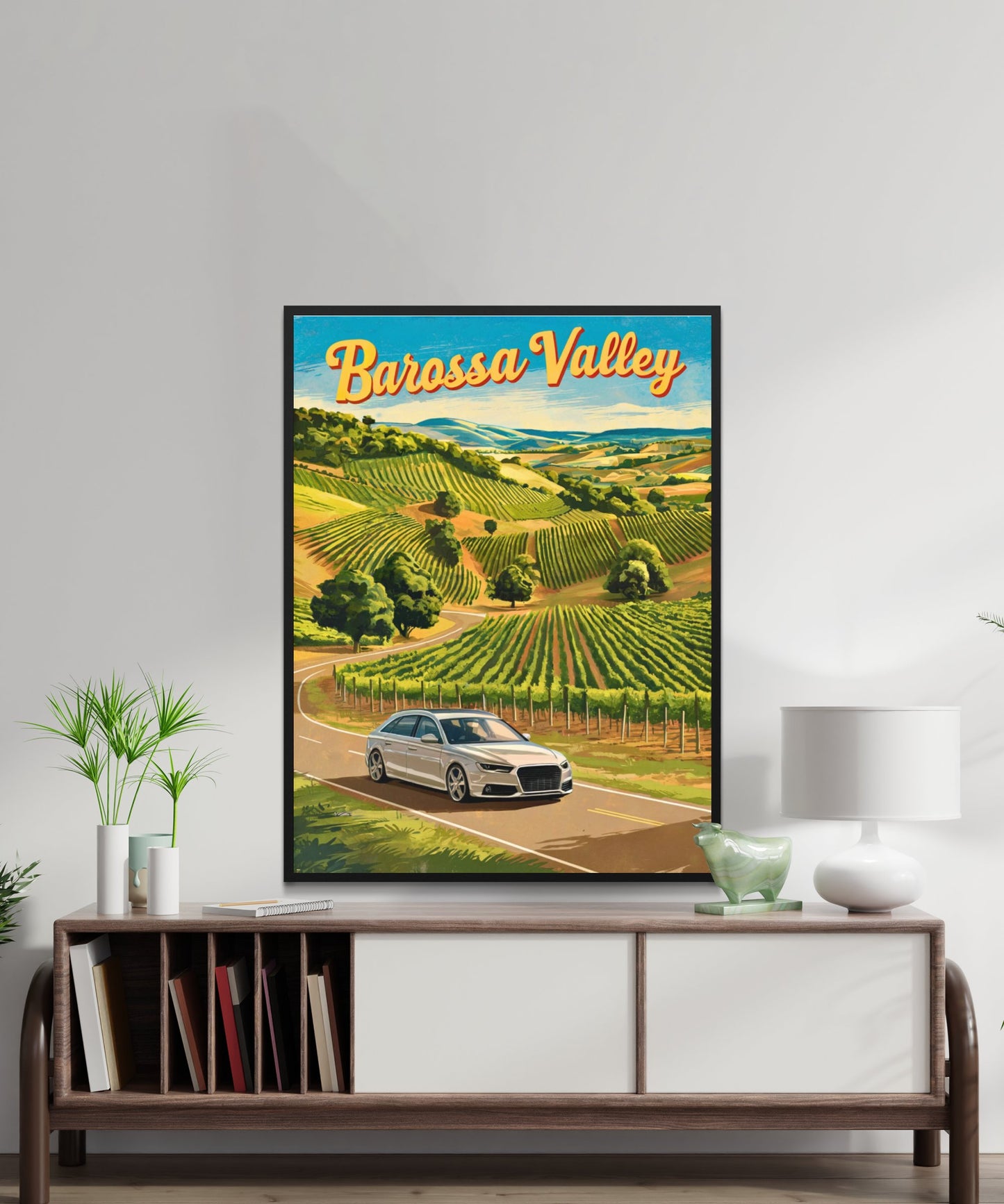 Barossa Valley Vintage Travel Poster