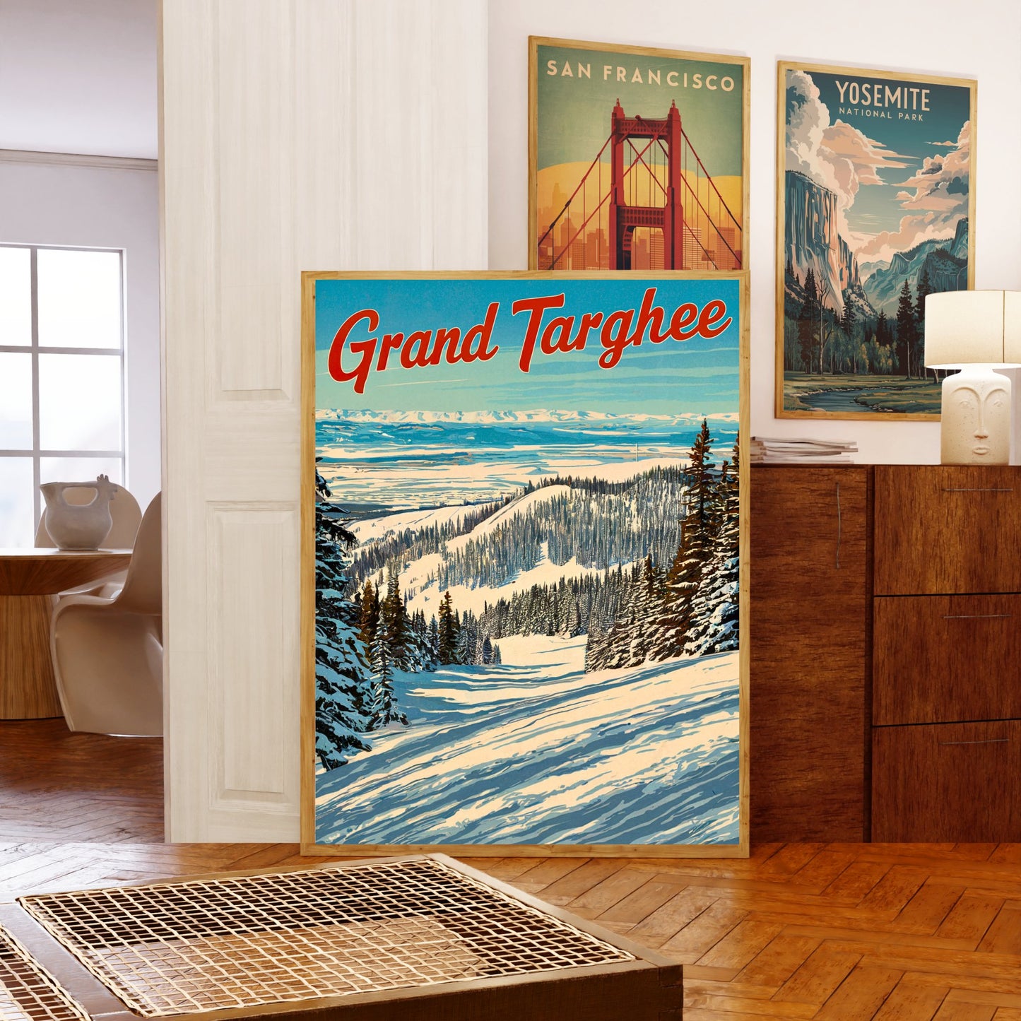 Grand Targhee Vintage Travel Poster