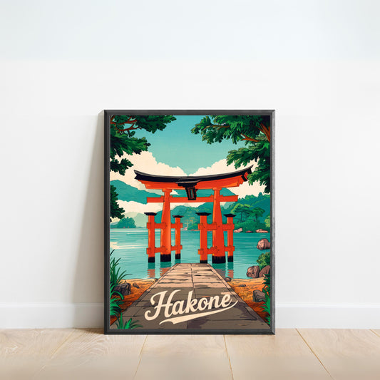 Hakone Vintage Travel Poster - Cultural Traditions