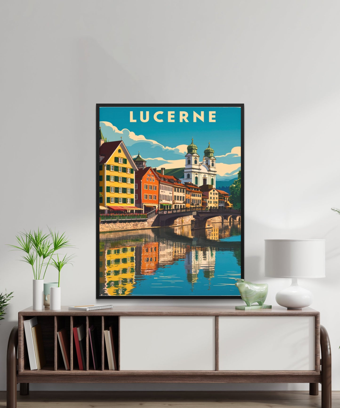 Lucerne Vintage Travel Poster