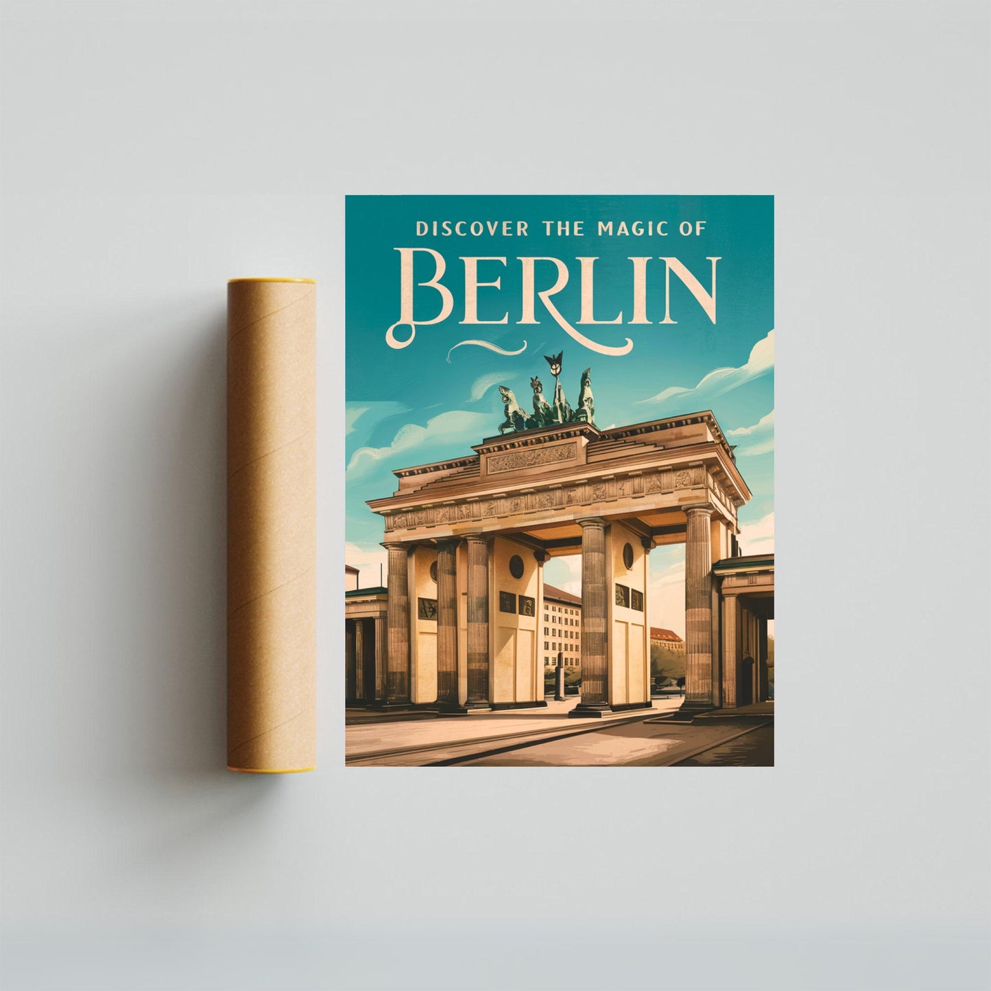 Berlin Vintage Travel Poster - Historic City