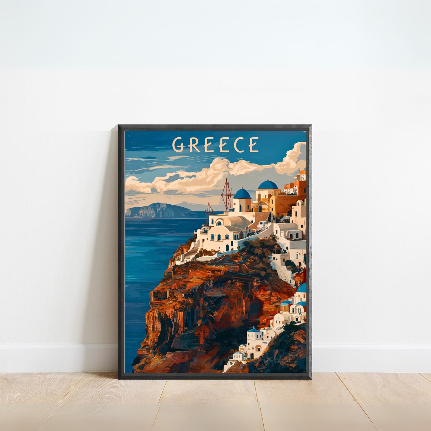 Greece Vintage Travel Poster