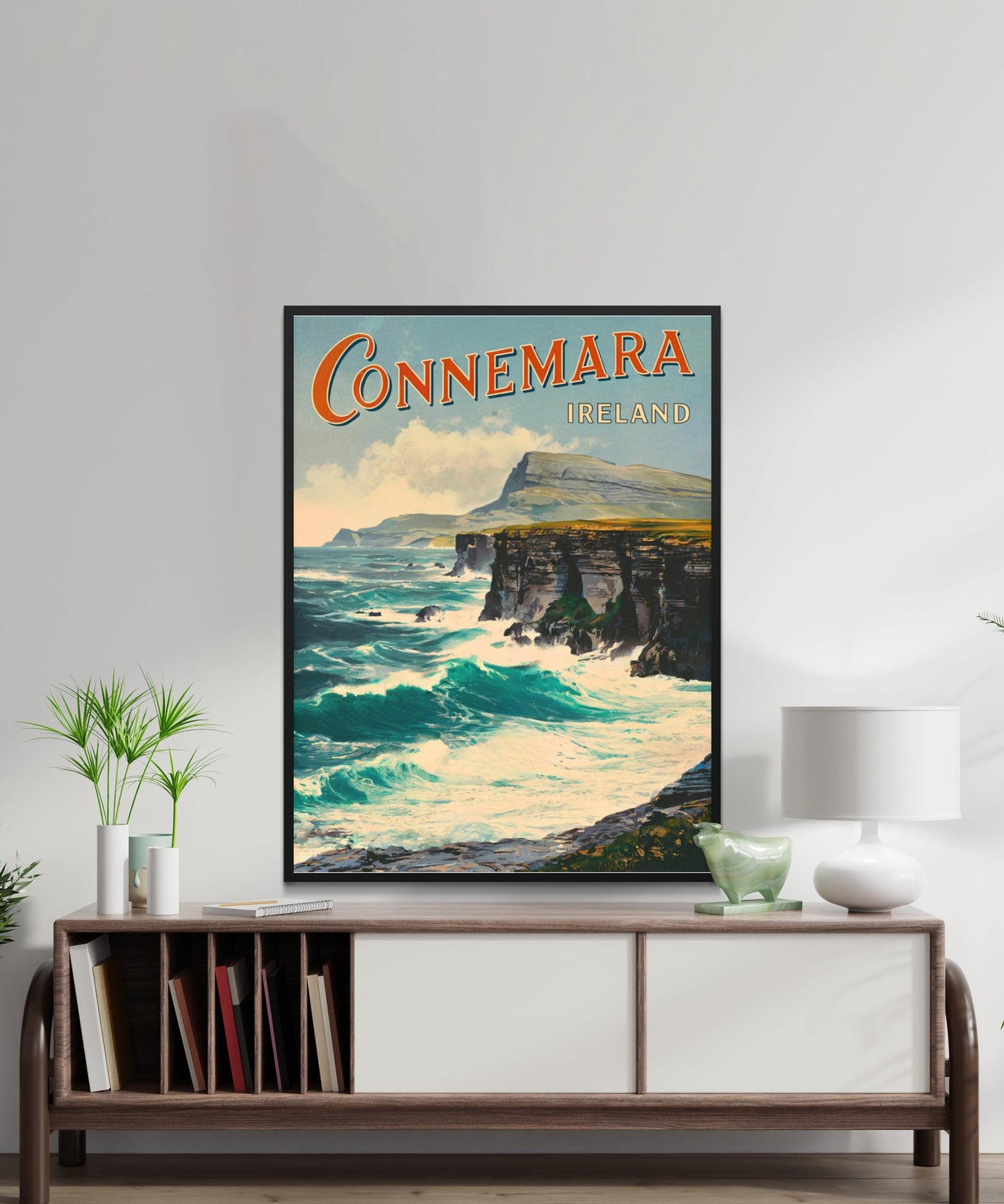 Connemara Vintage Travel Poster - Rugged Beauty of the West