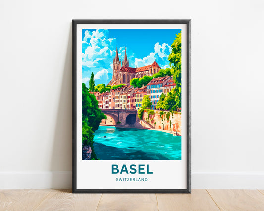 Basel Travel Poster