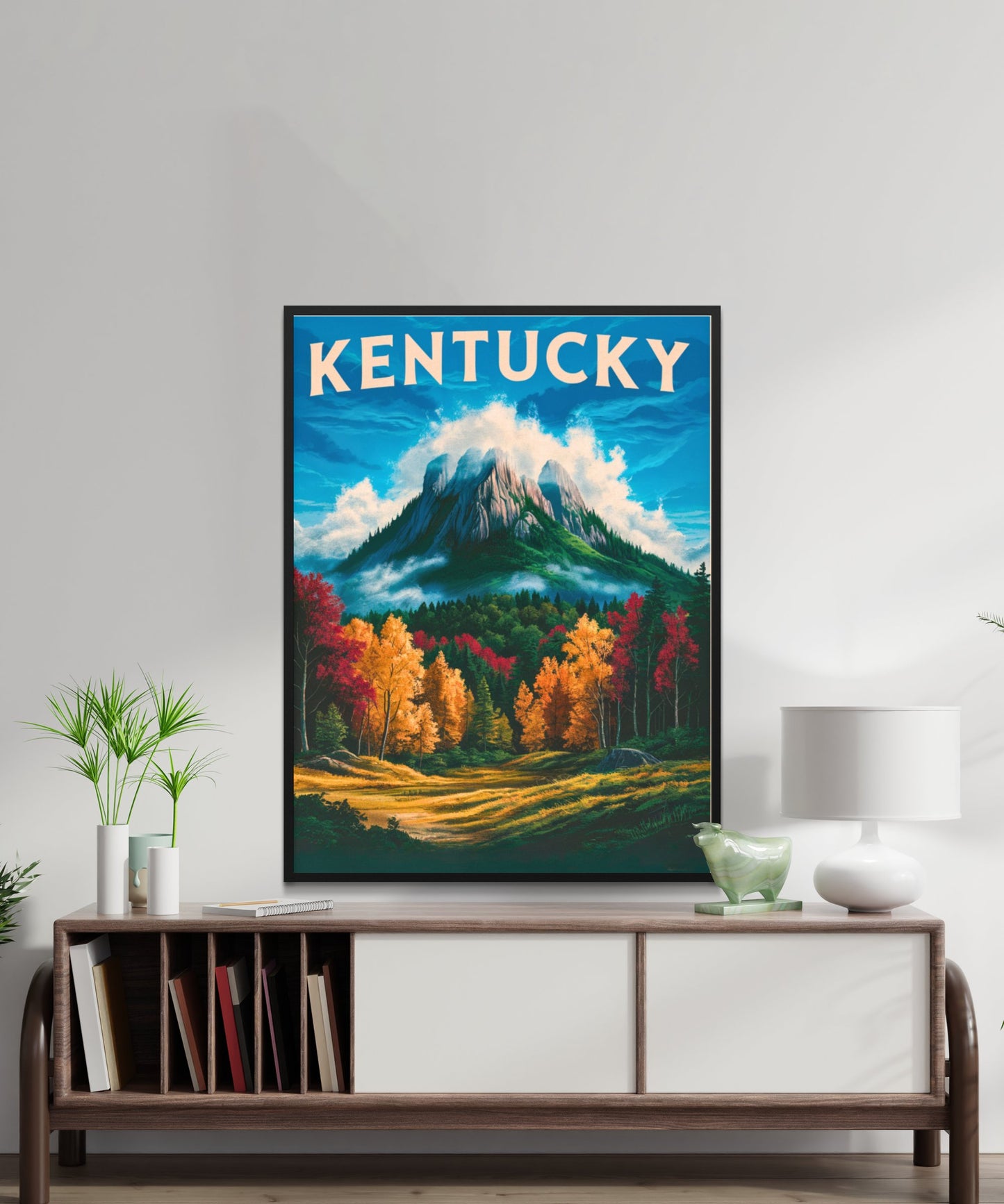 Kentucky Vintage Travel Poster