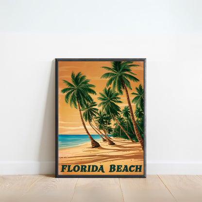 Florida Vintage Travel Poster - Coastal Charms