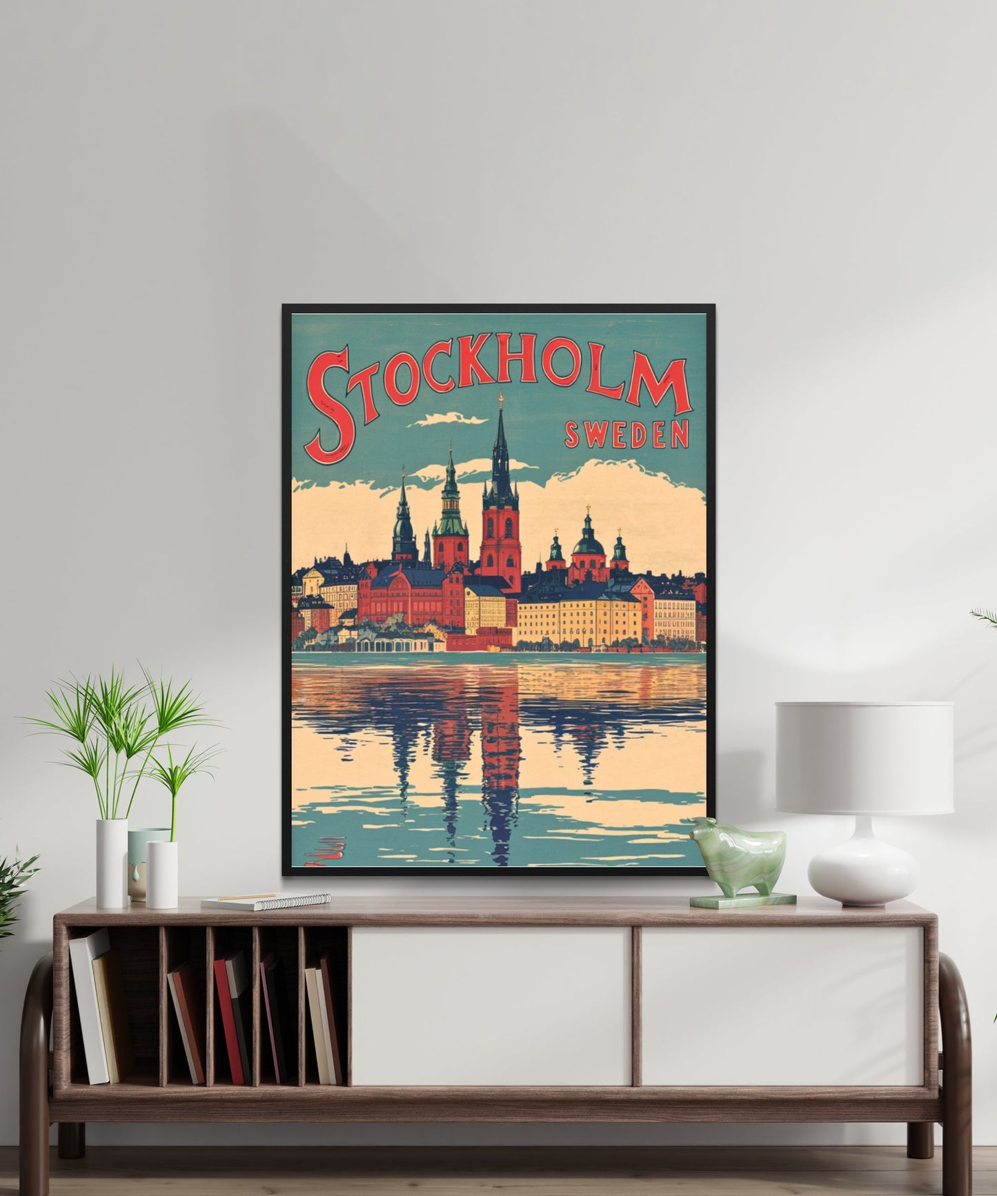 Stockholm Vintage Travel Poster