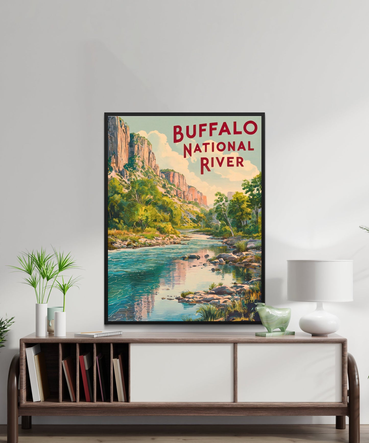 Buffalo River Vintage Travel Poster - National River