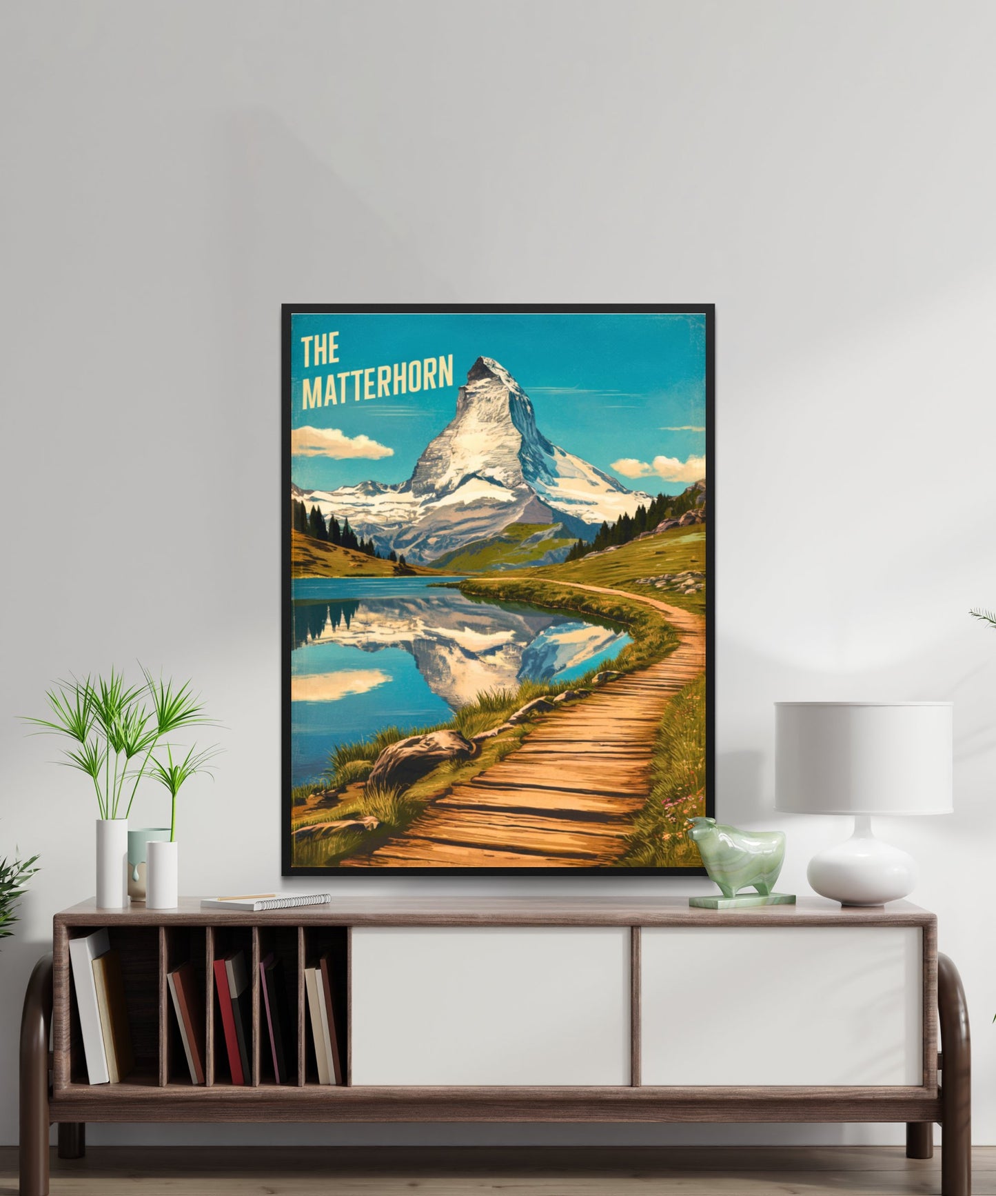 Matterhorn Vintage Travel Poster - Alpine Elegance