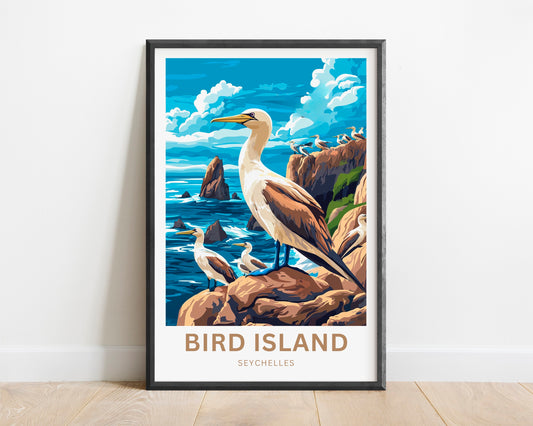 Bird Island Travel Poster - Extreme Climate