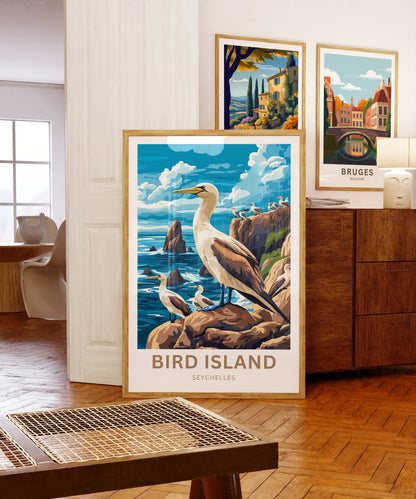 Bird Island Travel Poster - Extreme Climate