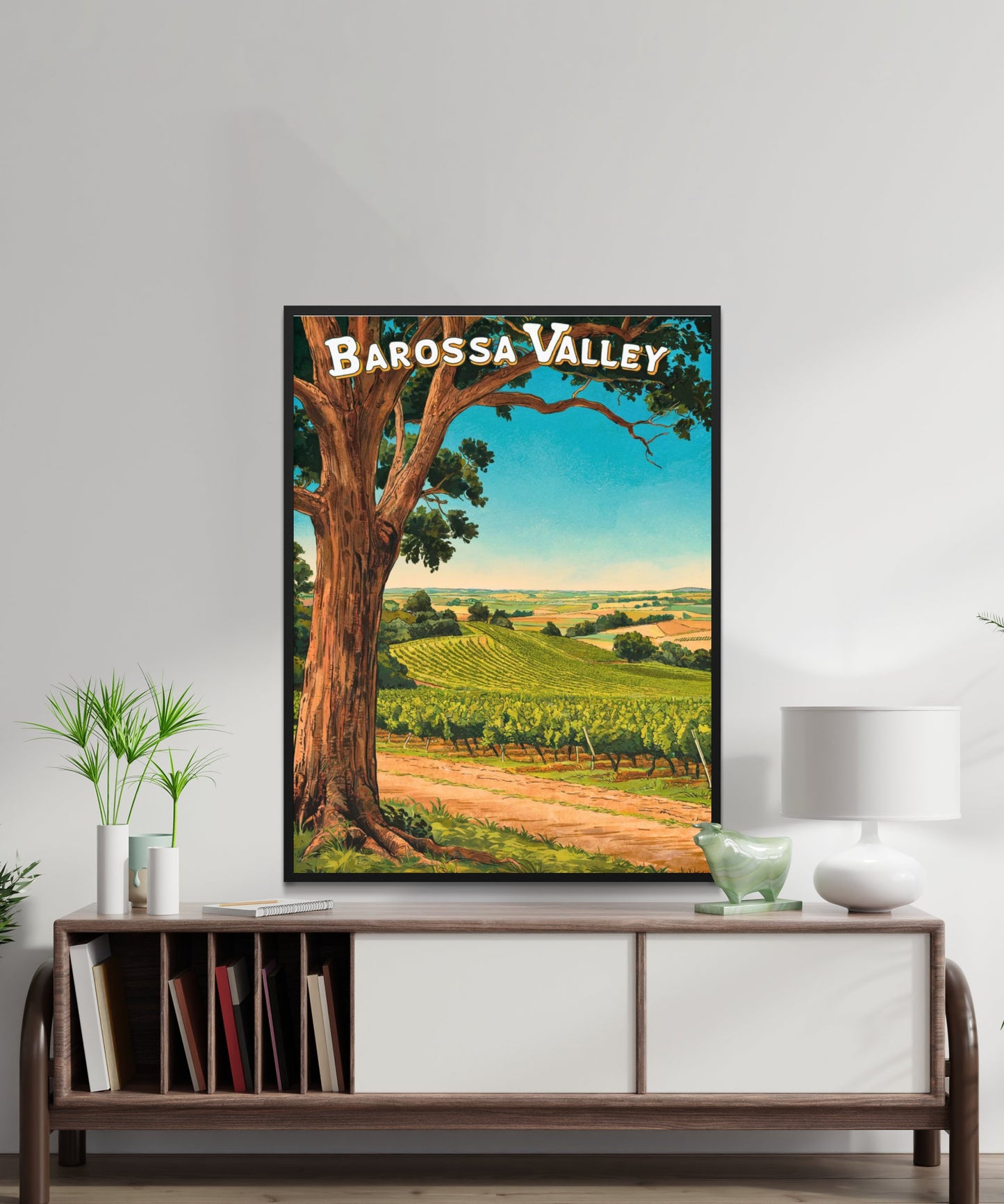 Barossa Valley Vintage Travel Poster - Australia’s Wine Wonderland