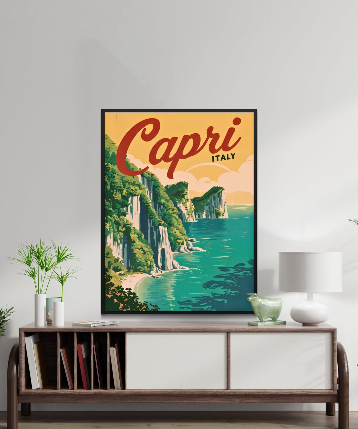 Capri Vintage Travel Poster