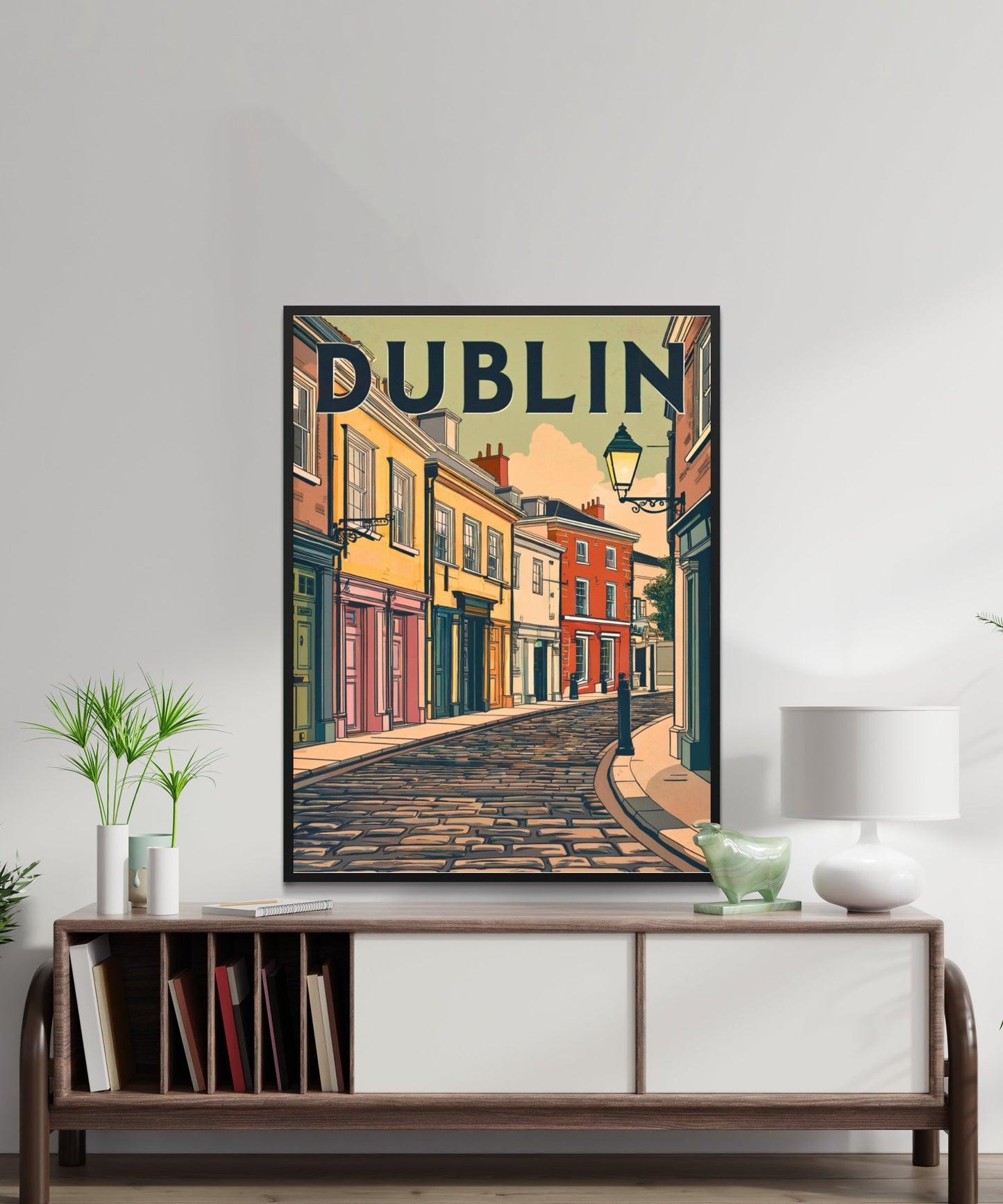 Dublin Vintage Travel Poster