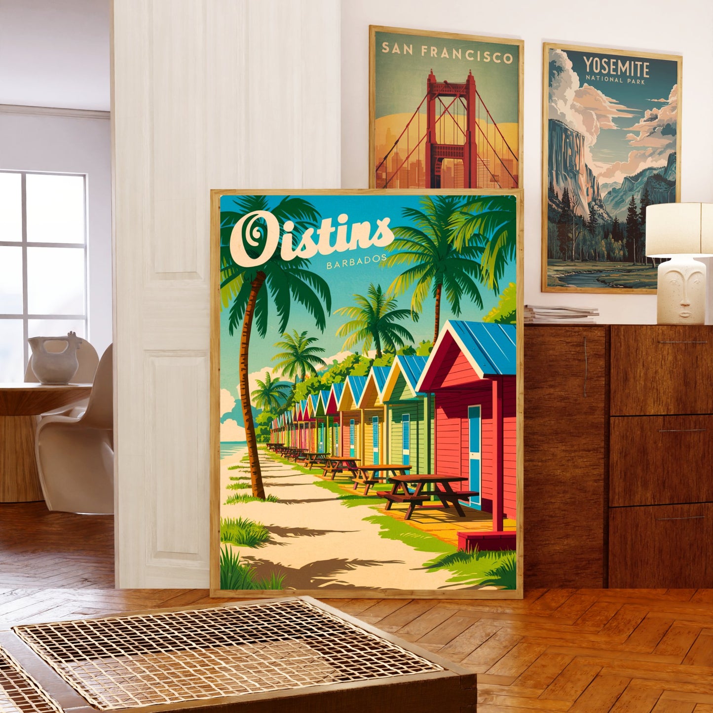 Oinstins Vintage Travel Poster - Timeless Beauty