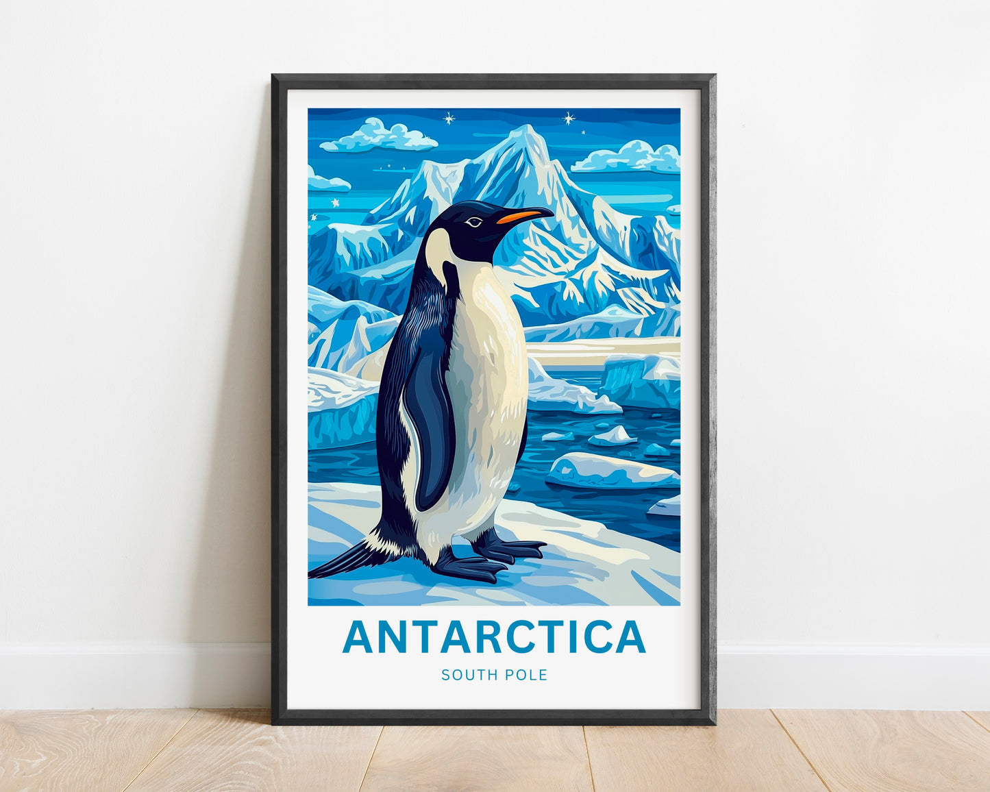 Antarctica Travel Poster