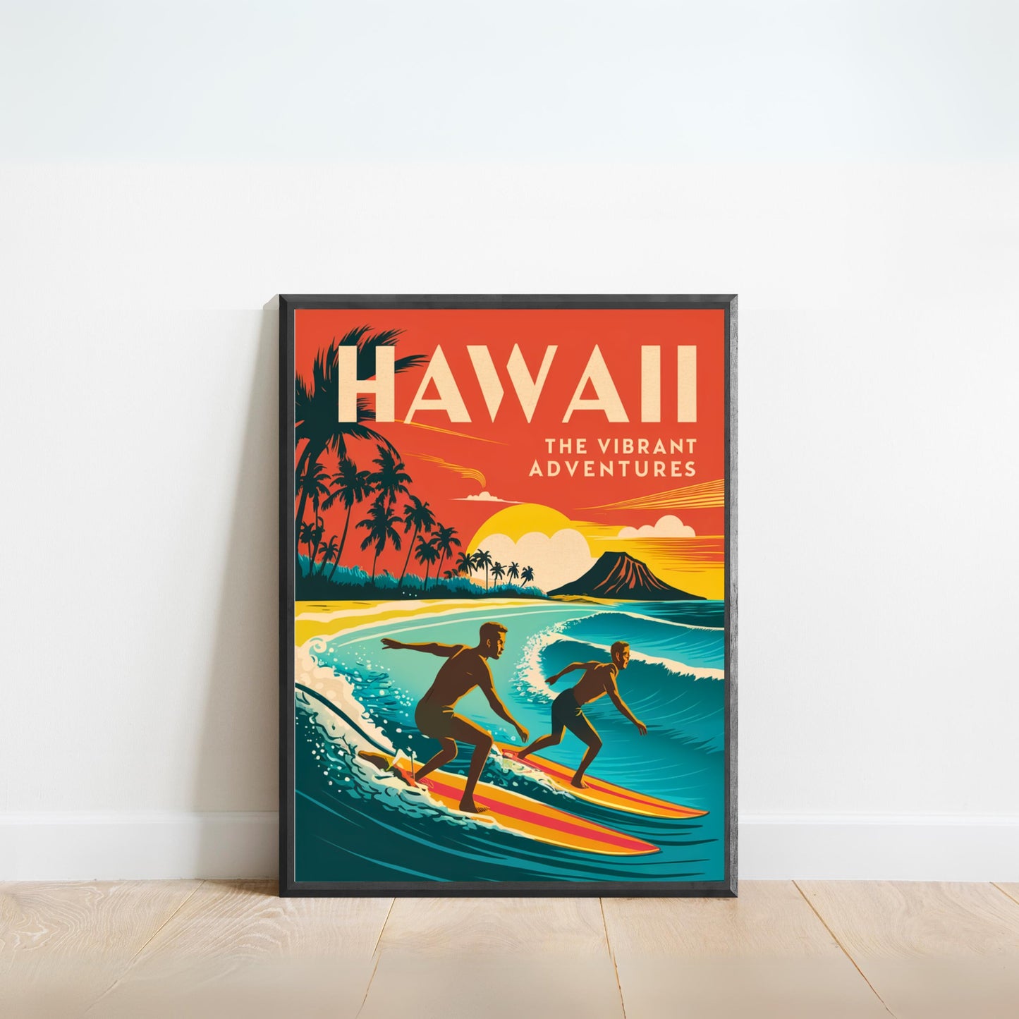 Hawaii Vintage Travel Poster - Aloha Spirit