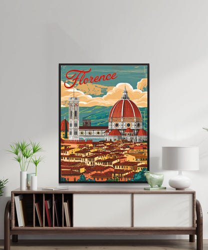 Florence Vintage Travel Poster