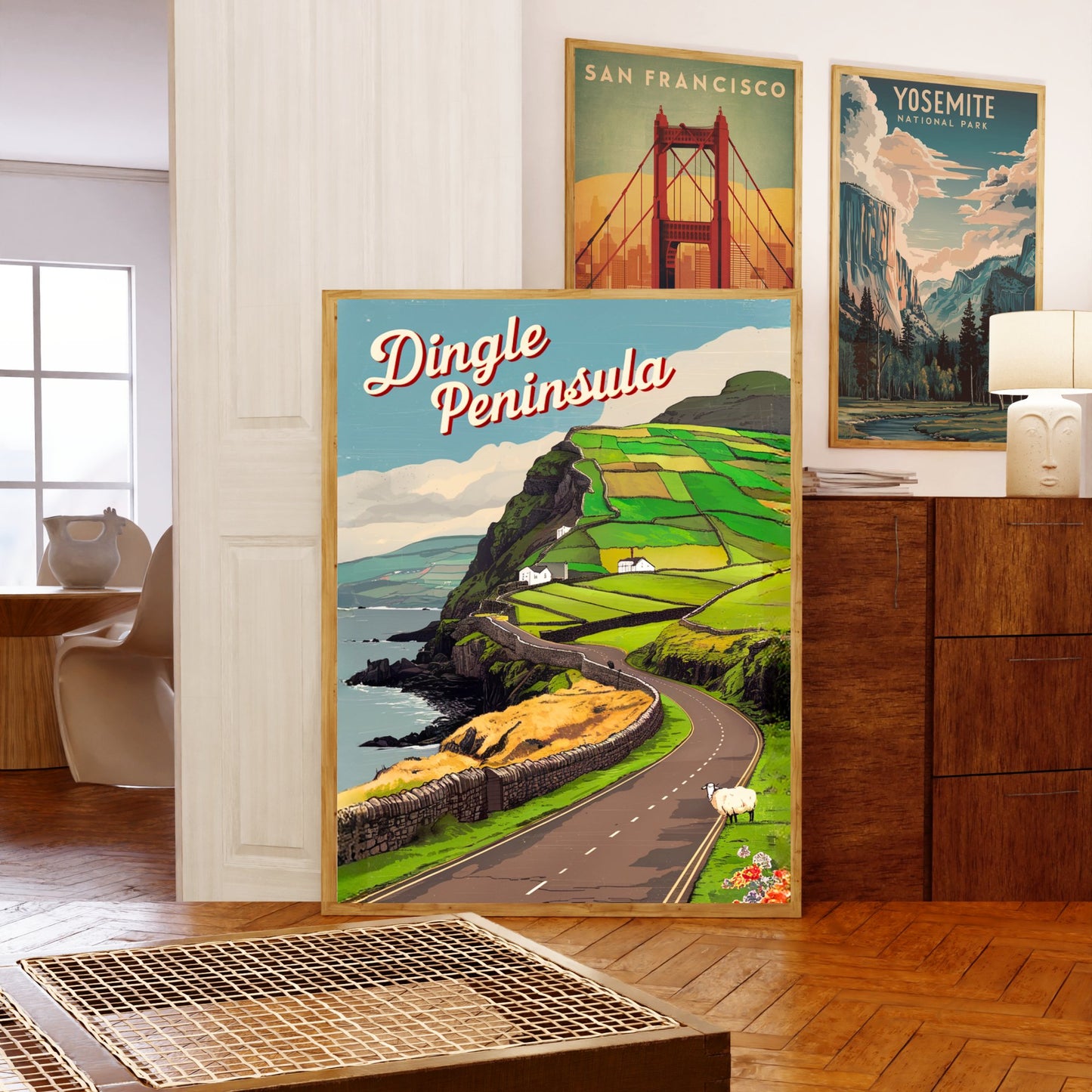 Dingle Peninsula Vintage Travel Poster