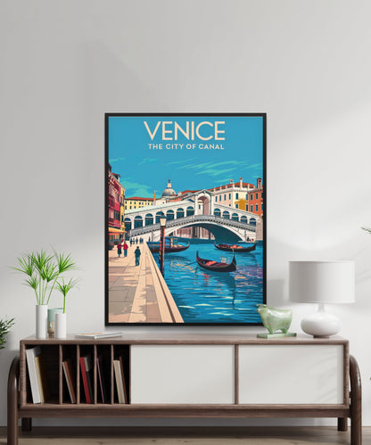 Venice Vintage Travel Poster