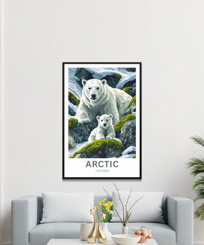 Arctic Travel Poster
