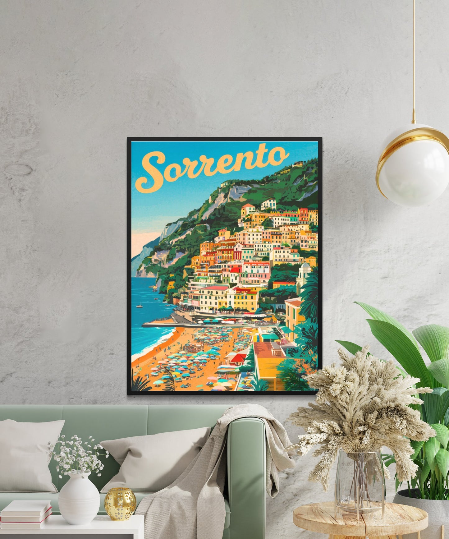 Sorrento  Vintage Travel Poster