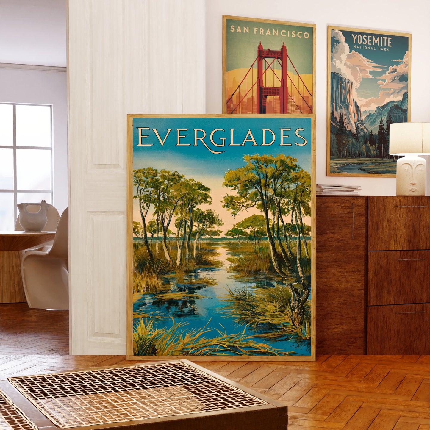 Everglades Vintage Travel Poster - Timeless Wetland Wonders