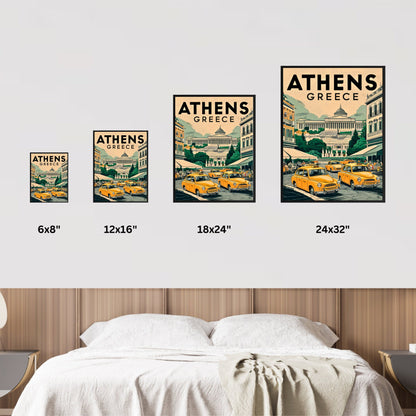 Athens Vintage Travel Poster