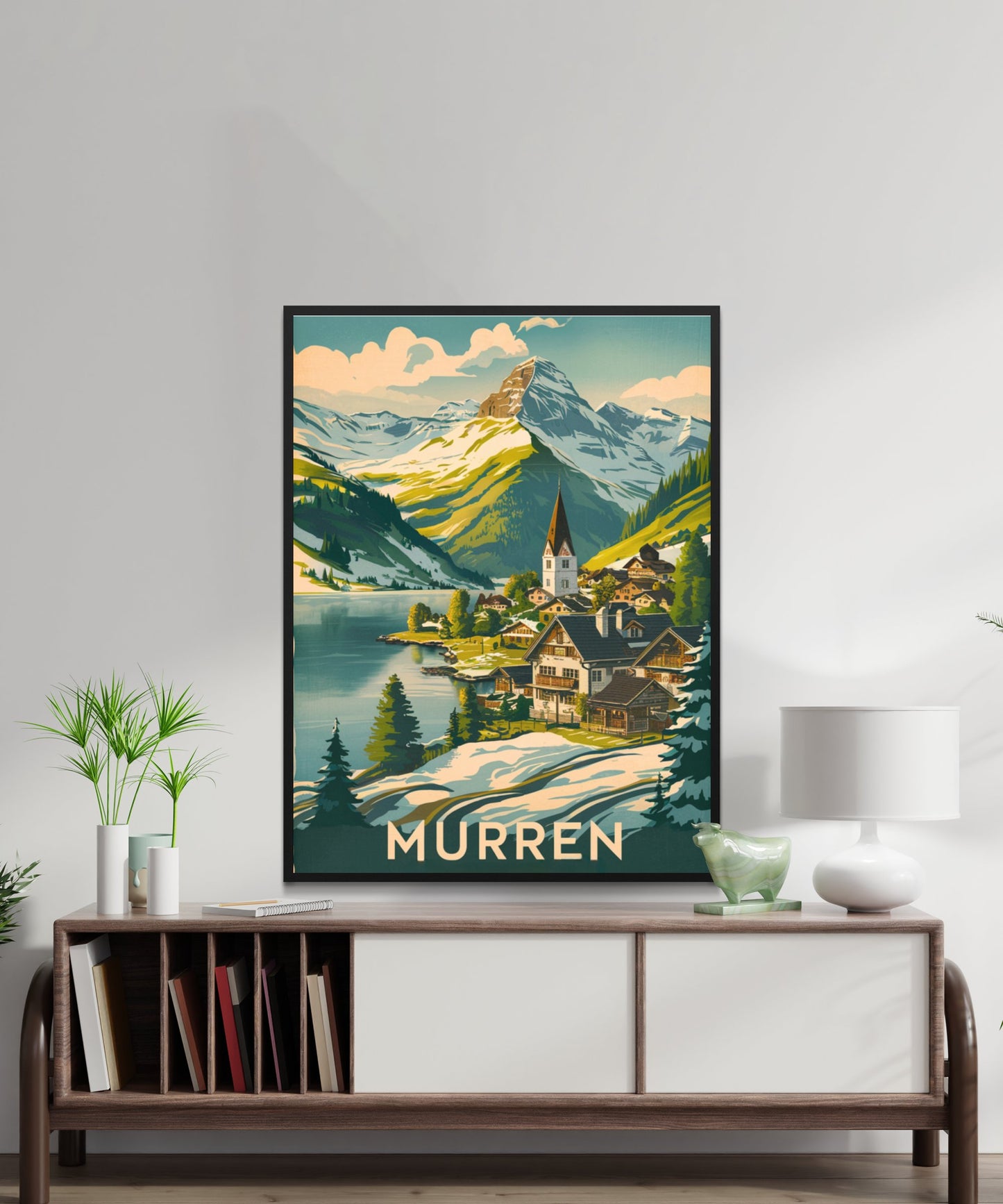 Murren Vintage Travel Poster