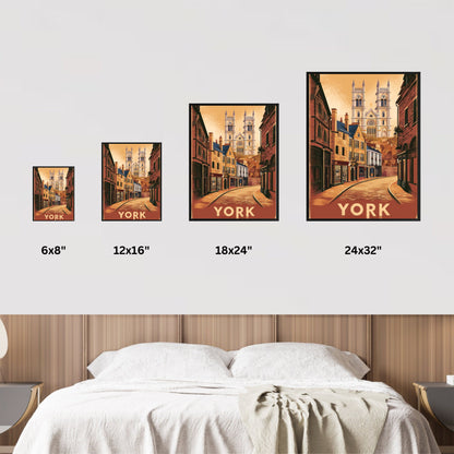 York Vintage Travel Poster