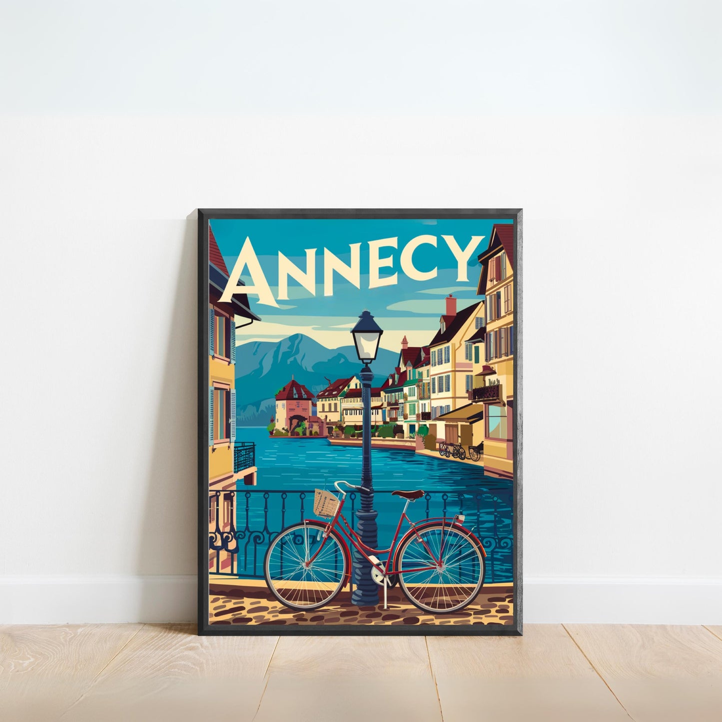 Annecy Vintage Travel Poster