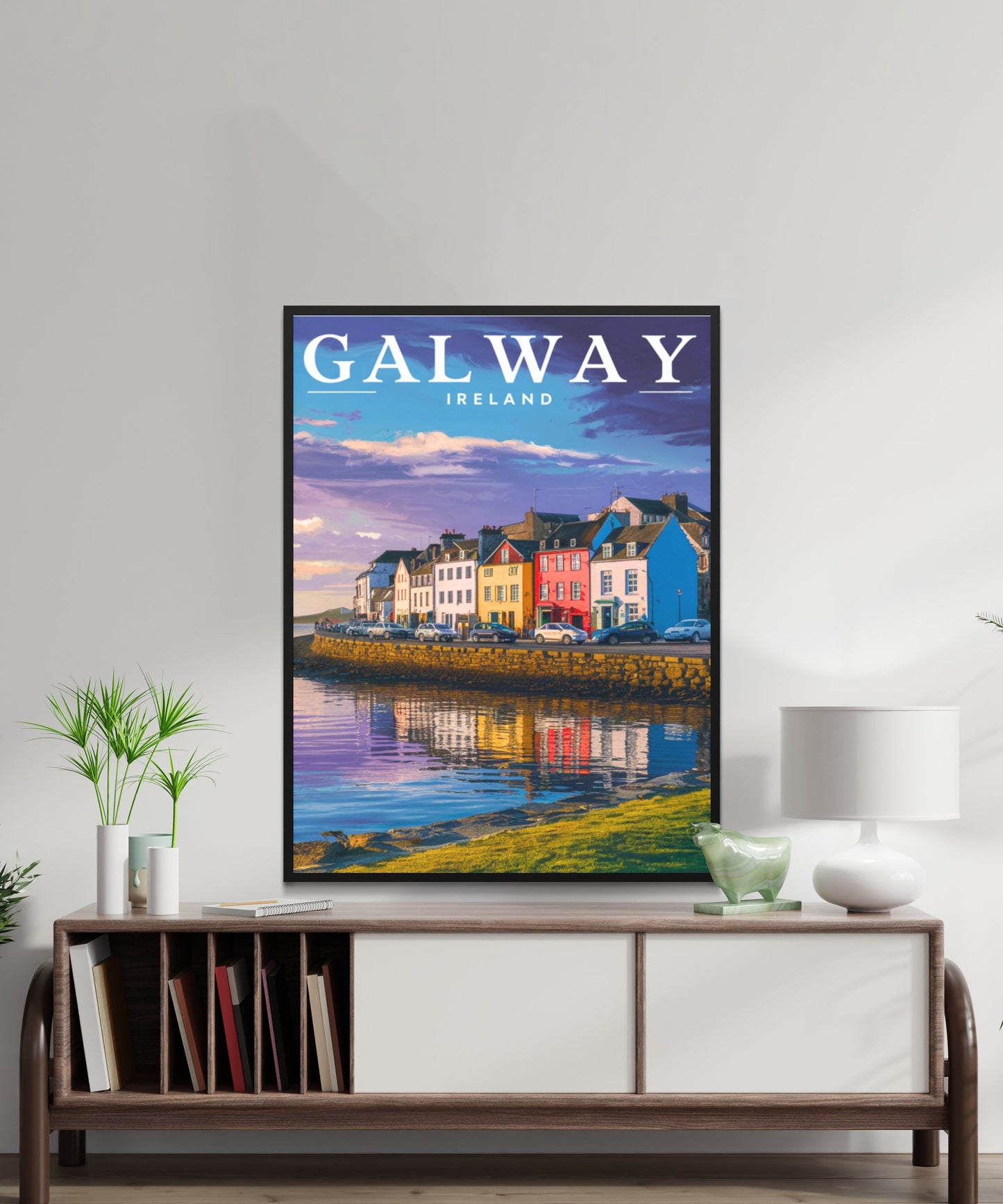 Galway Vintage Travel Poster - Seaside City