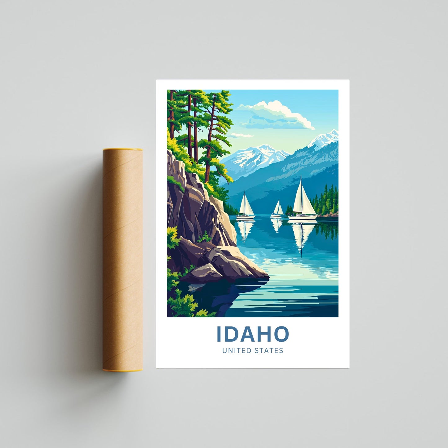 Idaho Travel Poster