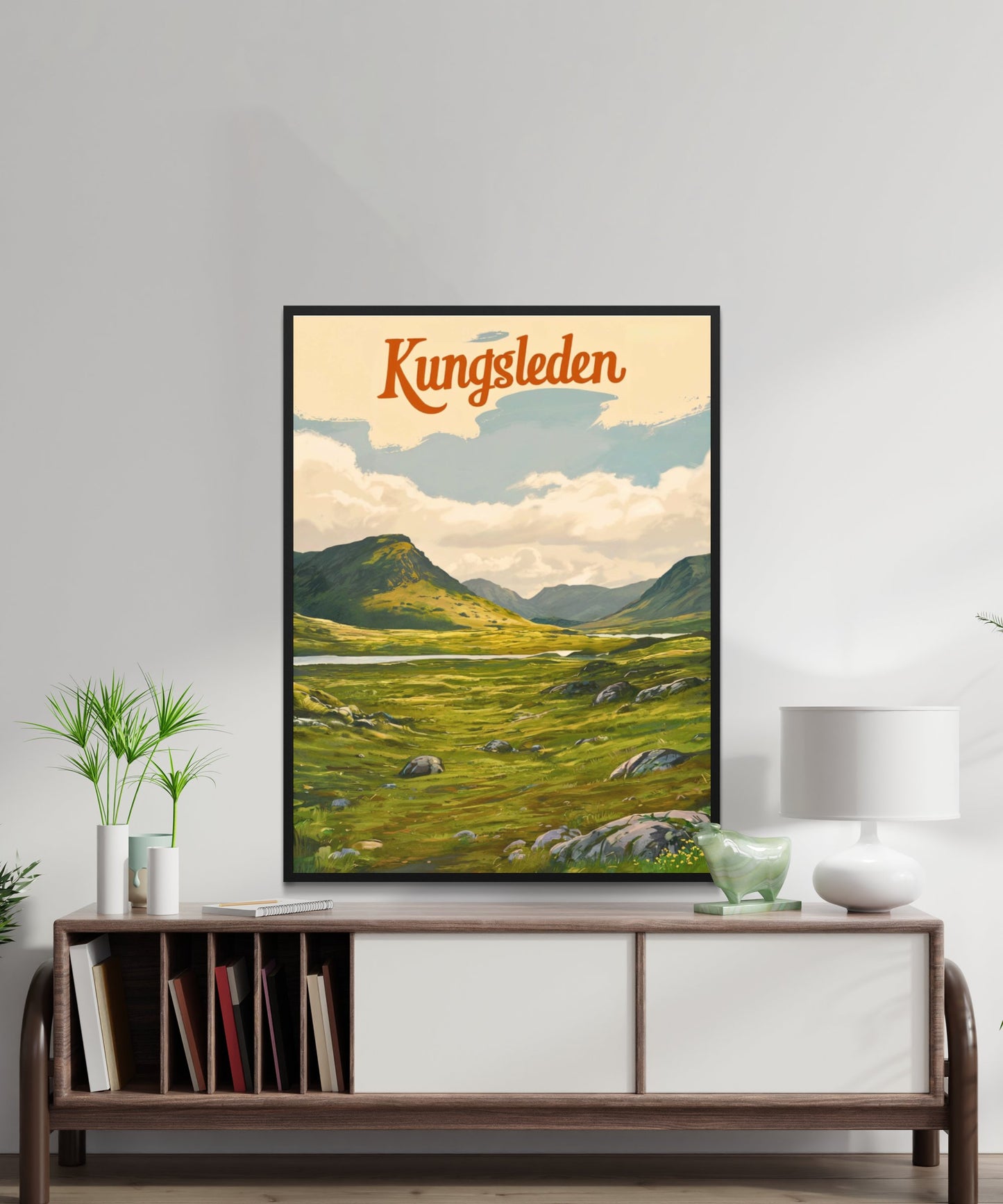 Kungsleden Vintage Travel Poster