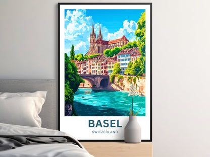 Basel Travel Poster