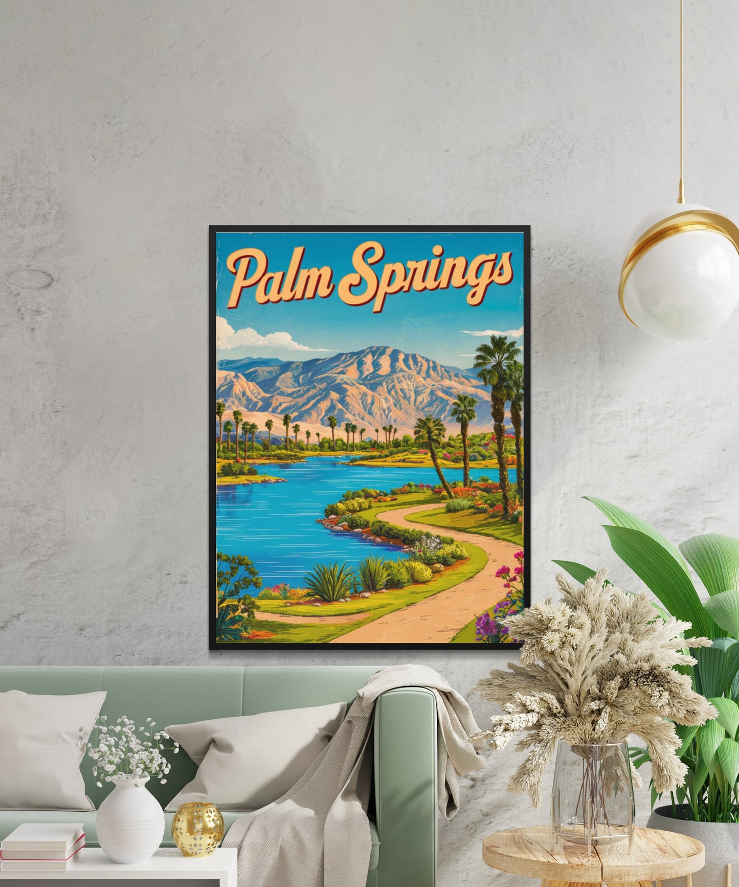 Palm Springs Vintage Travel Poster