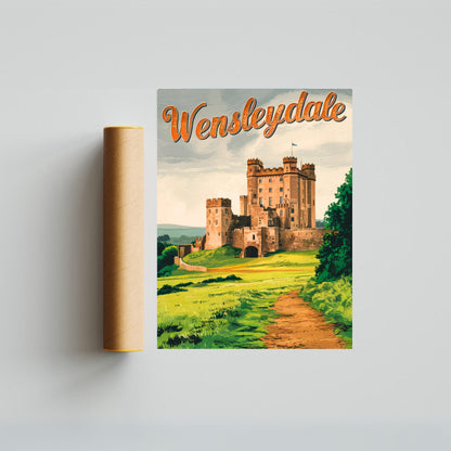 Wensleydale Vintage Travel Poster