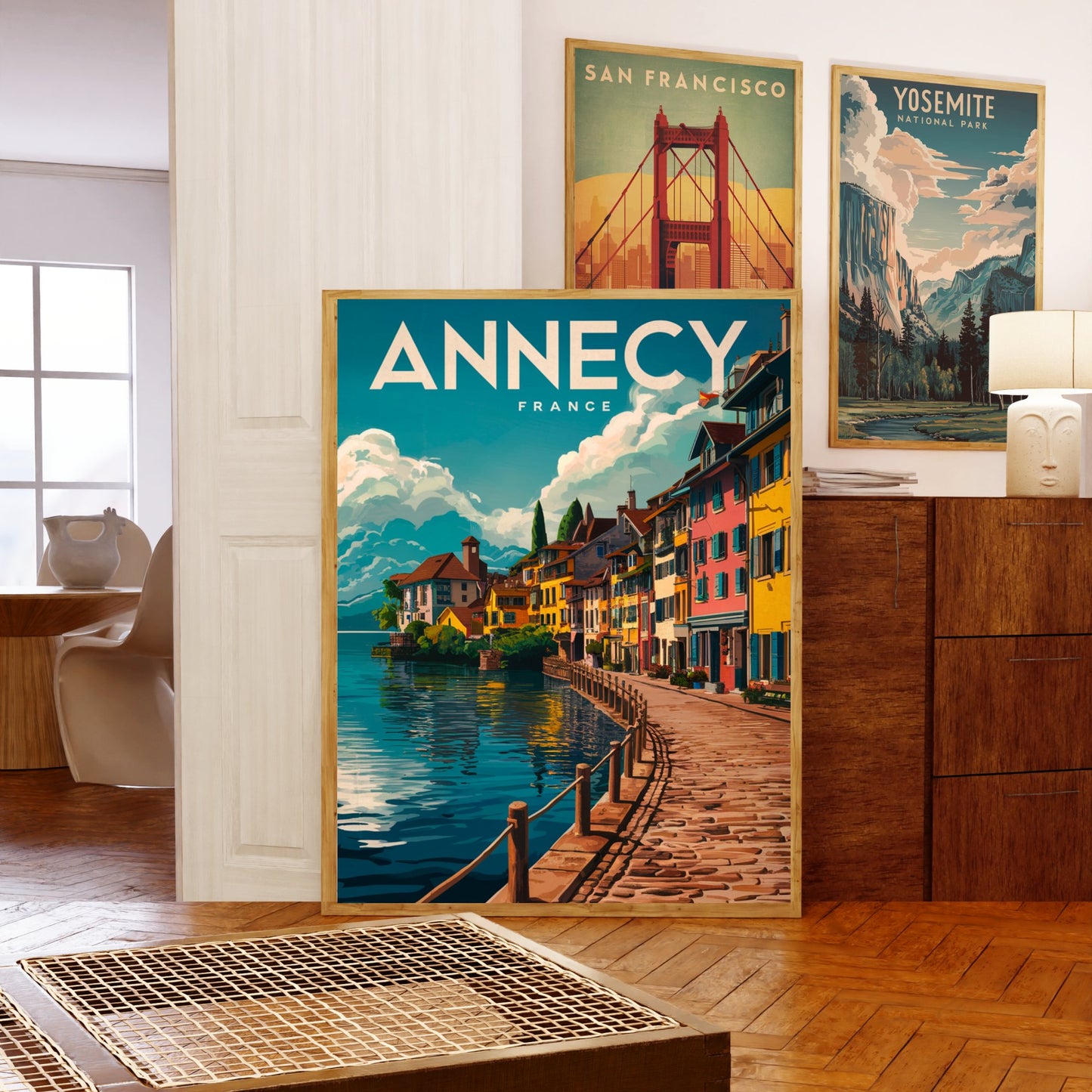 Annecy Vintage Travel Poster - Scenic Beauty