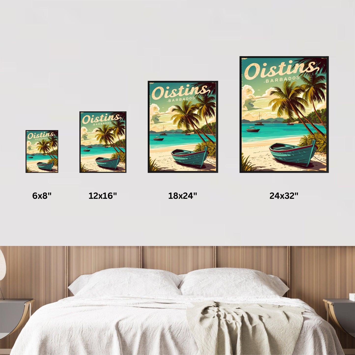 Oinstins Vintage Travel Poster