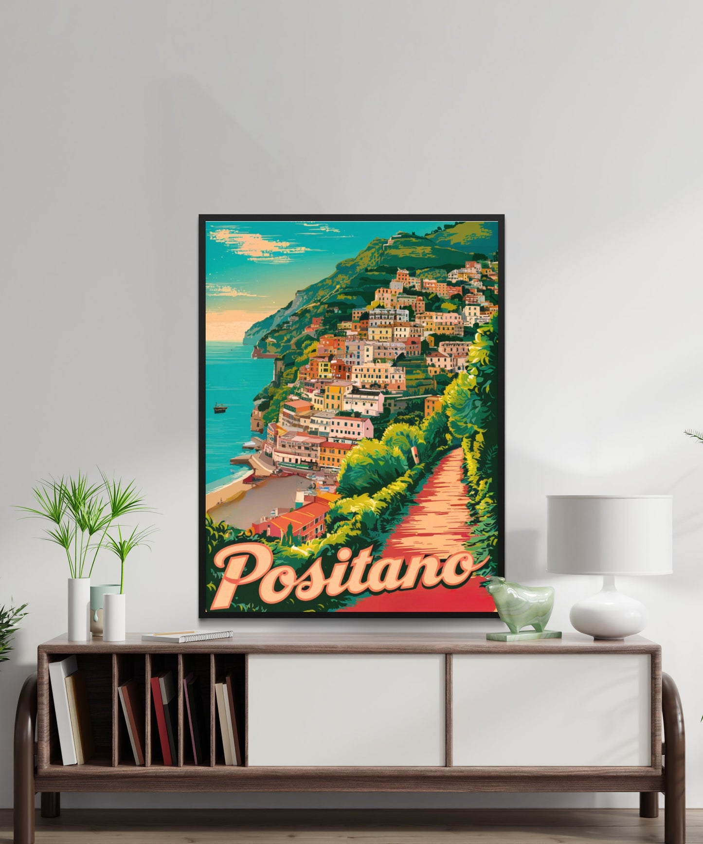 Positano Vintage Travel Poster