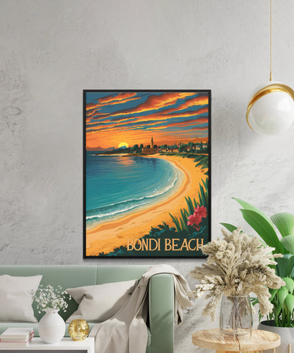 Bondi Vintage Travel Poster